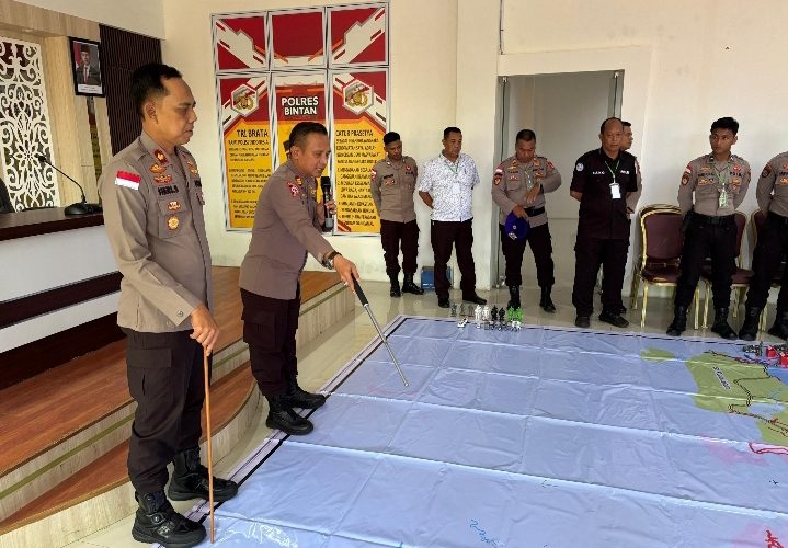 Polres Bintan Gelar Latpraops Ketupat Seligi 2026, Siapkan Pengamanan Idul Fitri dan Arus Mudik