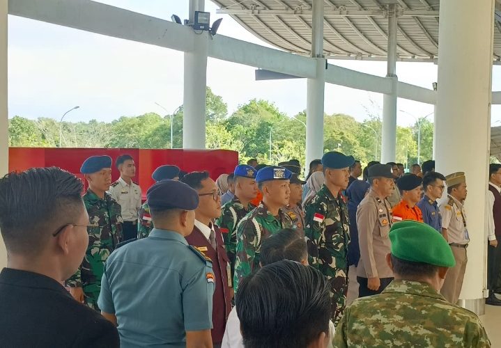 Polsek Bandara RHF Tanjungpinang Hadiri Apel Pembukaan Posko Monitoring Angkutan Lebaran 2026