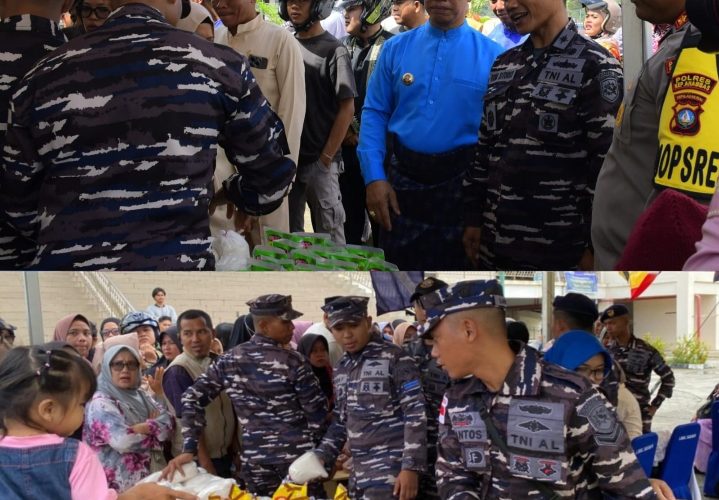Sambut Idul Fitri 1447 H, Lanal Tarempa Gelar Bazar Ramadhan TNI Serentak untuk Masyarakat Anambas