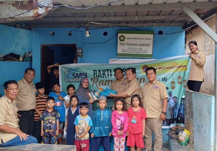 SMSI Kepri Tebar Kebaikan di Ramadan, Santuni Anak Yatim dan Warga Kurang Mampu