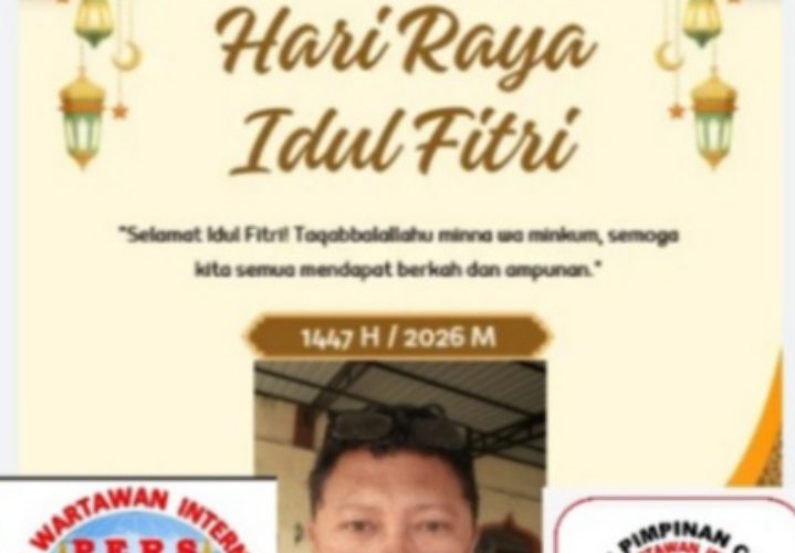Arfan Sampaikan Ucapan Idul Fitri 1447 H, Ajak Perkuat Persatuan dan Silaturahmi
