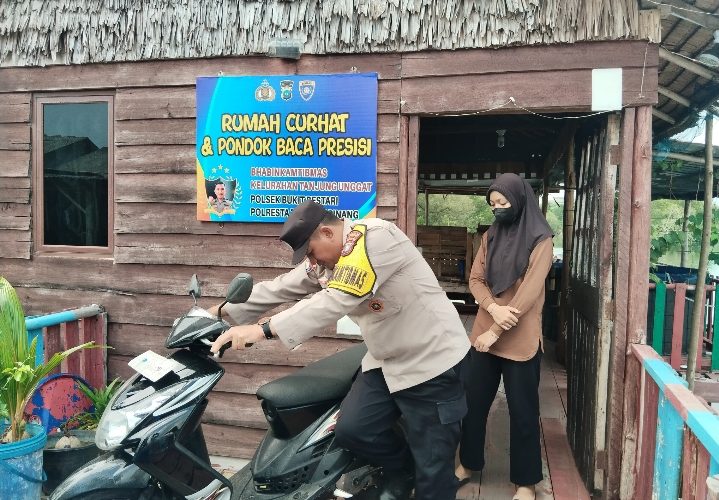 Respon Cepat Bhabinkamtibmas Tanjung Unggat, Motor Hilang Ditemukan Kurang dari Satu Jam