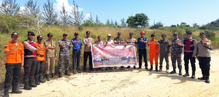 Babinsa Koramil 04/Letung Ikuti Apel dan Patroli Gabungan, Perkuat Antisipasi Karhutla di Jemaja