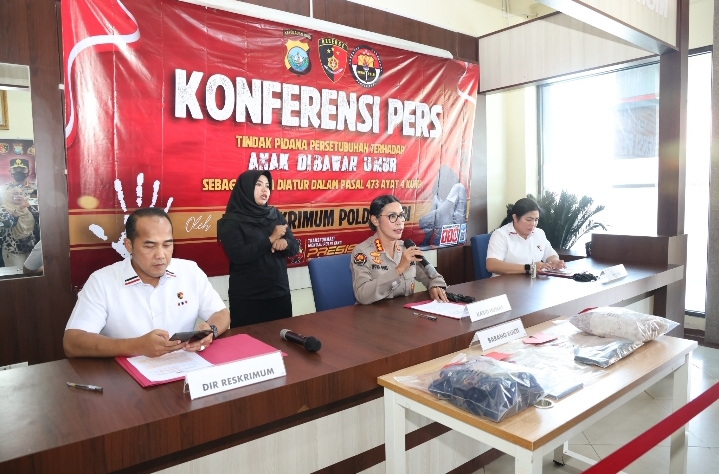 Polda Kepri Ungkap Kasus Persetubuhan Anak Dibawah Umur, Ayah Kandung Jadi Tersangka