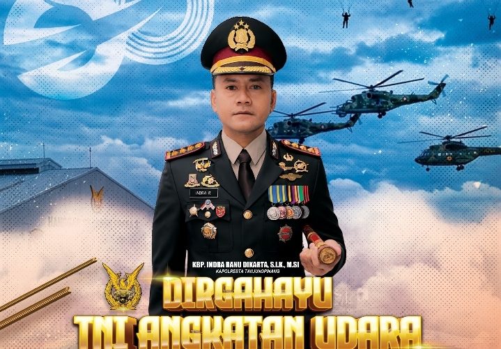 Polresta Tanjungpinang Ucapkan Dirgahayu ke-80 TNI AU, Tegaskan Sinergitas TNI-Polri