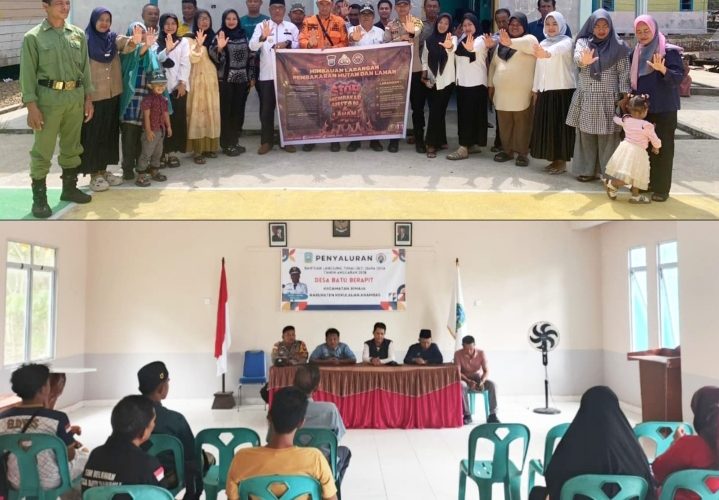 Bhabinkamtibmas Desa Impol Gencarkan Sosialisasi Larangan Karhutla di Jemaja Barat