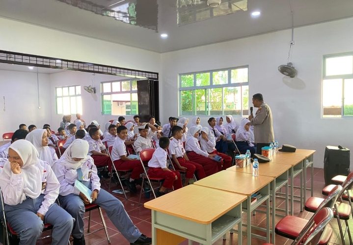 Sat Binmas Polresta Tanjungpinang Edukasi Siswa Sekolah Rakyat Nusantara soal Kamtibmas dan Bahaya Narkoba