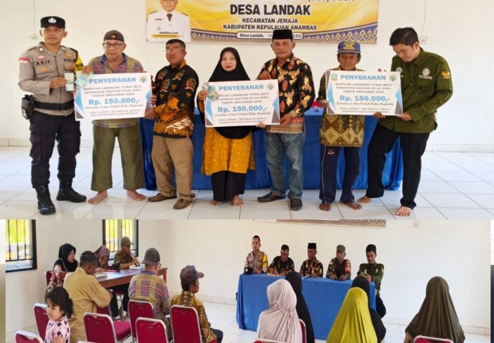 Pemdes Landak Salurkan BLT-DD April 2026 kepada 20 KPM, Pastikan Tepat Sasaran