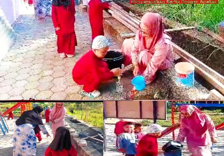 PAUD Dunia Anak Desa Landak Gelar Jumat Bersih, Tanamkan Kepedulian Lingkungan Sejak Dini