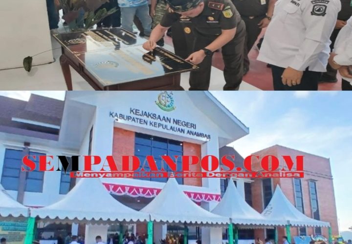 Kajati Kepri Resmikan Gedung Baru Kejari Anambas, Apresiasi Kinerja dan Gelar Bakti Sosial