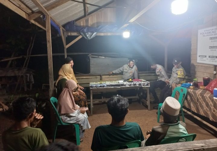 Sat Binmas Polresta Tanjungpinang Cek Pos Kamling, Dorong Warga Aktif Jaga Kamtibmas