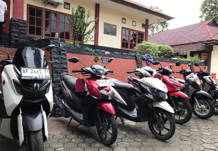 Residivis Curanmor di Tanjungpinang Ditangkap, Polisi Amankan Enam Motor Curian