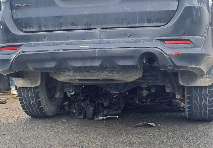 Fortuner Dikemudikan WNA China Tabrak Motor di Km 13 Tanjungpinang, Anggota TNI AL Tewas di Tempat