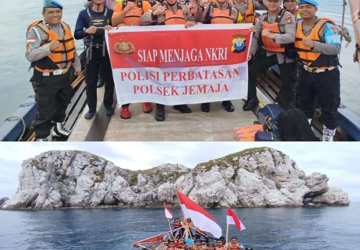 Kapolsek Jemaja Pimpin Patroli Perbatasan di Pulau-Pulau Terluar