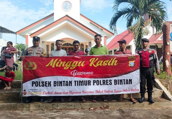 Polsek Bintan Timur Gelar Minggu Kasih, Pererat Silaturahmi Bersama Warga Kijang Kota