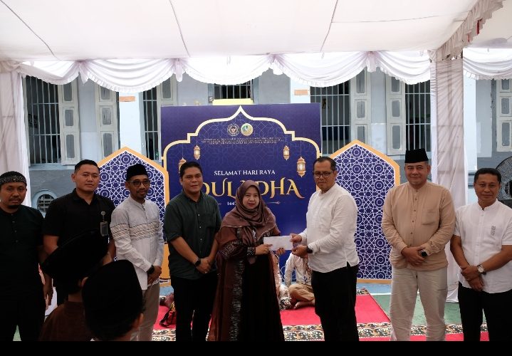 Syukuran Iduladha 1447 H, Rutan Tanjungpinang Gelar Makan Bersama WBP dan Anak Panti Asuhan