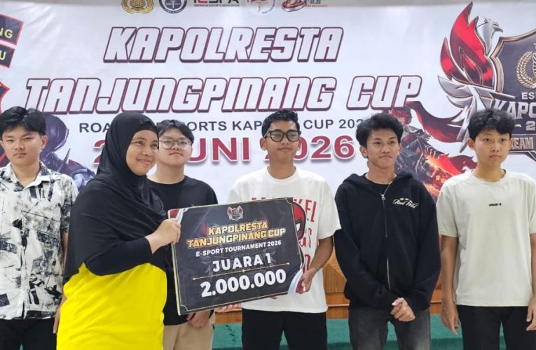 Kapolresta Tanjungpinang Cup 2026 Meriah, Turnamen Mobile Legends Jadi Wadah Talenta E-Sport Generasi Muda