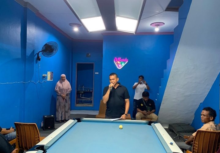 Sambut HUT Bhayangkara ke-80, Polsek Bunguran Timur Gelar Turnamen Biliar Pererat Silaturahmi dengan Masyarakat