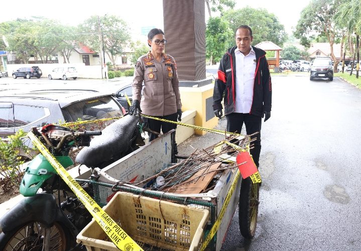 Polda Kepri Ungkap Pencurian Penutup Drainase di Batam, Pelaku Positif Narkoba