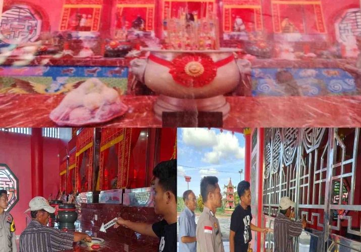Dua Guci Dupa Kuningan di Klenteng Yayasan Paramita Cikolek Bintan Raib Digondol Pencuri, Kerugian Capai Rp50 Juta