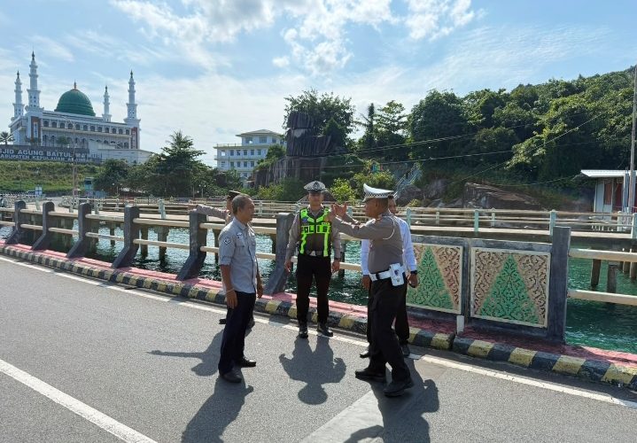 Cegah Kecelakaan, Satlantas Polres Anambas dan Dishub Petakan Titik Rawan di Tarempa