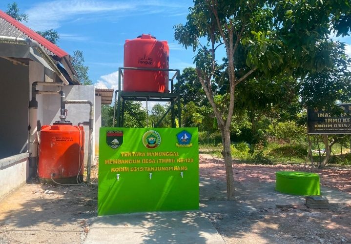 Progres 100 Persen, Sumur Air Bersih TMMD Ke-129 Siap Layani Warga Desa Lancang Kuning