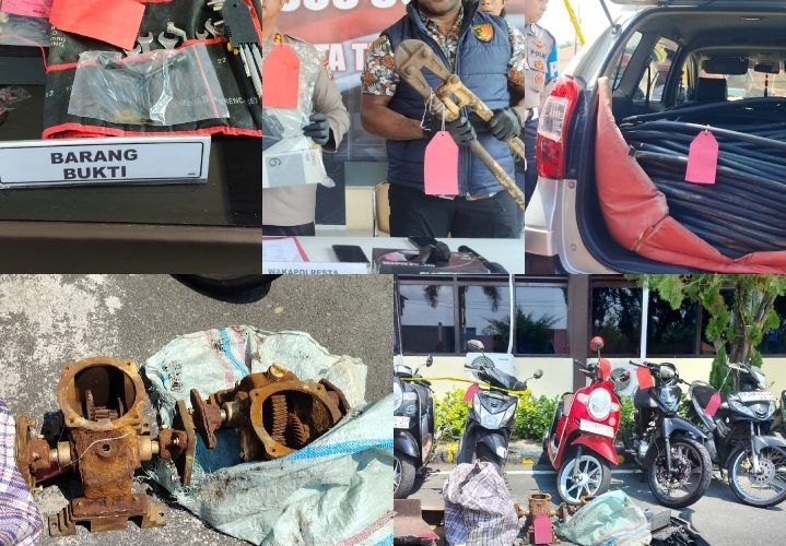 Enam Kasus Pencurian Diungkap Polresta Tanjungpinang, Kerugian Kabel Jembatan Dompak Capai Rp1 Miliar