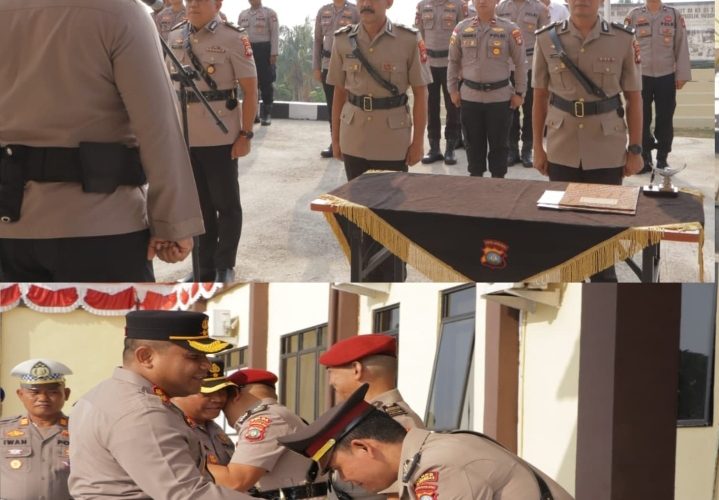 Kapolres Anambas Tekankan Semangat Baru dalam Sertijab Kasat Reskrim dan Pelantikan Kasikum