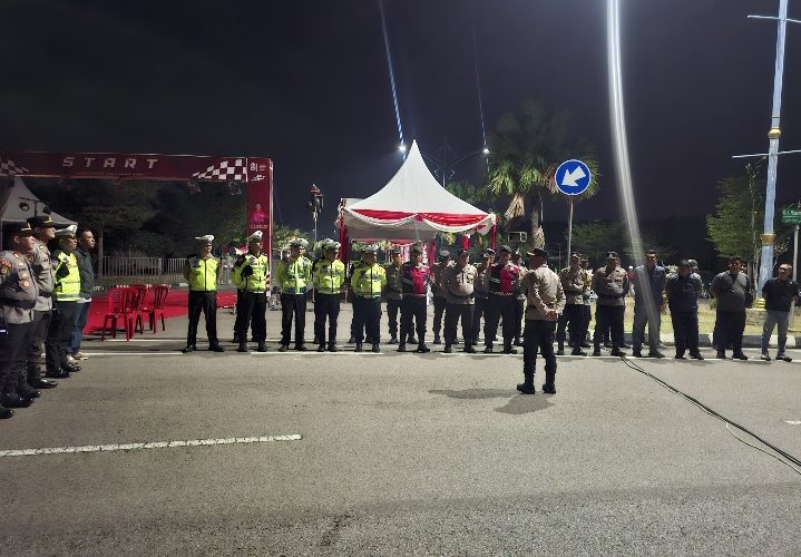 Polresta Tanjungpinang Kerahkan 151 Personel Amankan Gerak Jalan Proklamasi 45 Km