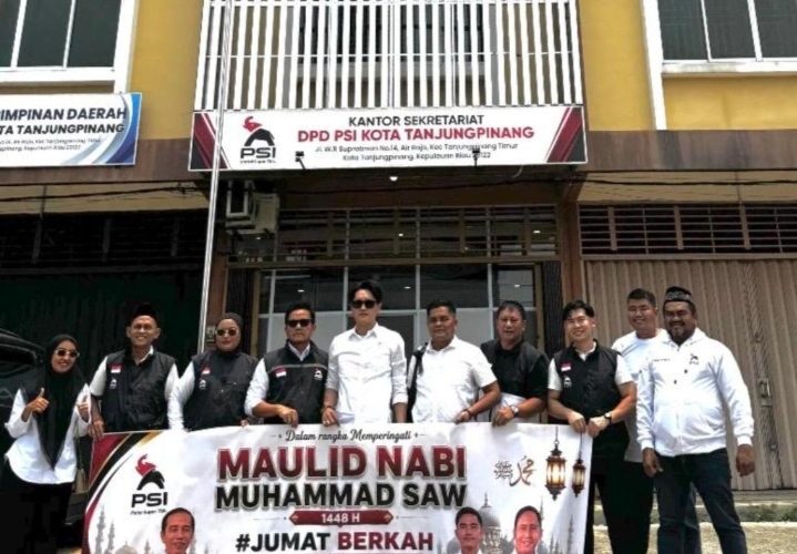 Peringati Maulid Nabi Muhammad SAW, DPD PSI Tanjungpinang Gelar Jumat Berkah