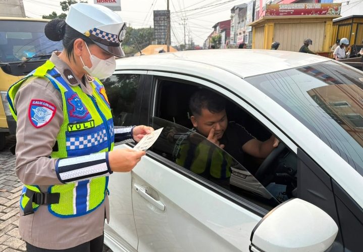 Razia Gabungan Satlantas Tanjungpinang, 5 Pengendara Ditilang dan 40 Pelanggaran ETLE