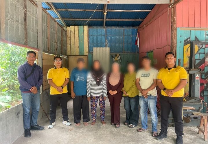 Polsek Jemaja Gerak Cepat Klarifikasi Dugaan Warga Bawa Sajam, Persoalan Berakhir Damai