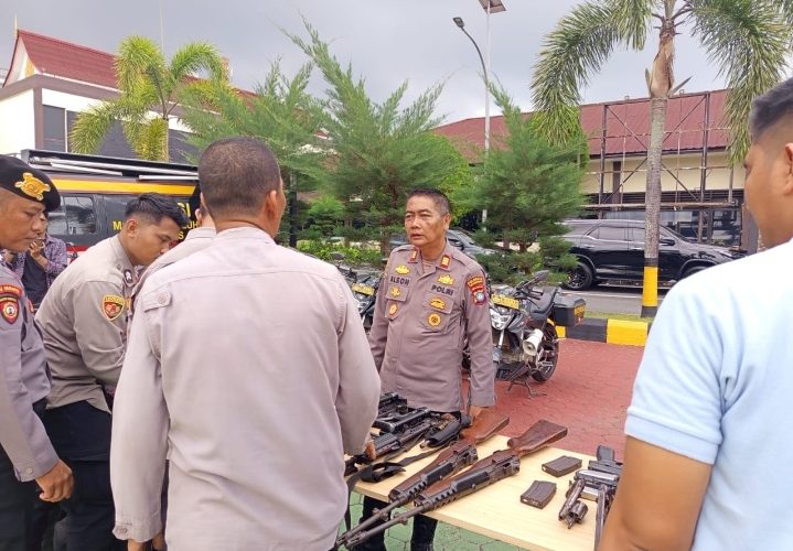 Polresta Tanjungpinang Cek Kendaraan dan Senjata, Siaga Hadapi Cuaca Ekstrem