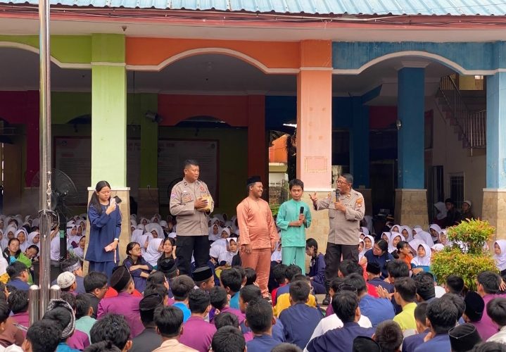 Cegah Bullying dan Pelecehan Seksual, Satbinmas Polresta Tanjungpinang Beri Penyuluhan kepada Pelajar SMPN 1
