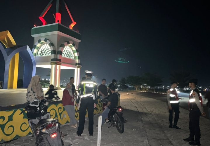 KRYD Malam Minggu, Polres Anambas Patroli di Tarempa, Imbau Warga Jaga Kamtibmas