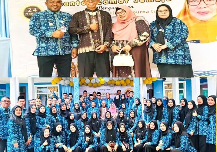 Penuh Haru, Keluarga Besar Kecamatan Jemaja dan Kelurahan Letung Lepas Suryani Purna Tugas