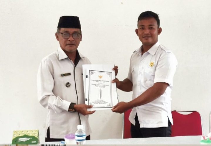 Desa Landak Jadi yang Pertama di Jemaja Tetapkan APBDes-P 2026